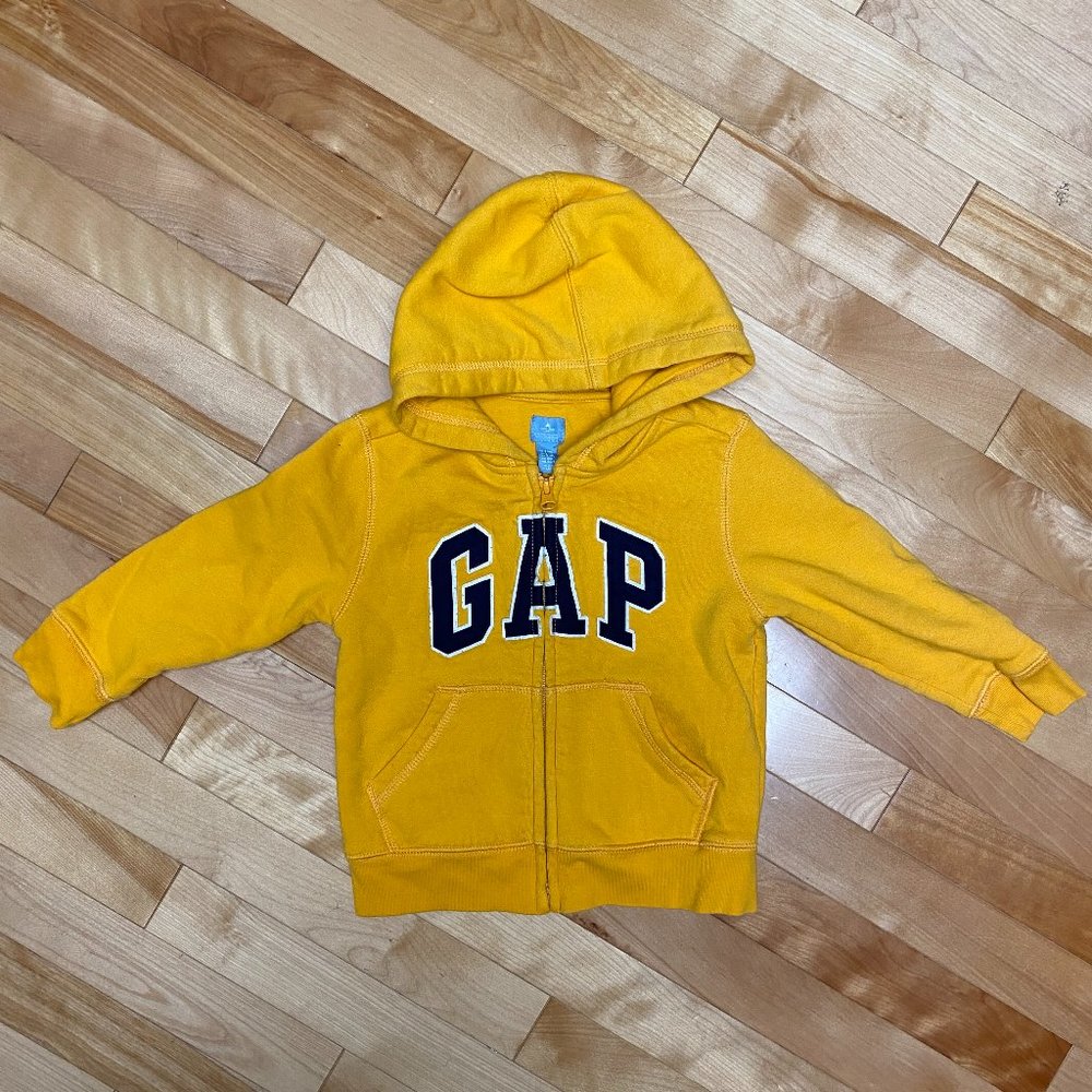 Yellow Gap Hoodie Zip Up